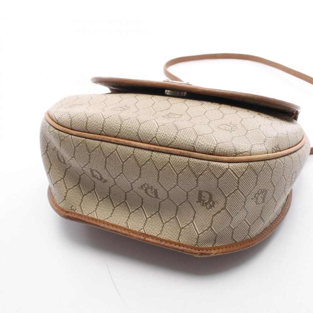 CHRISTIAN DIOR Brown Leather Shoulder Bag - Picture 6 of 10